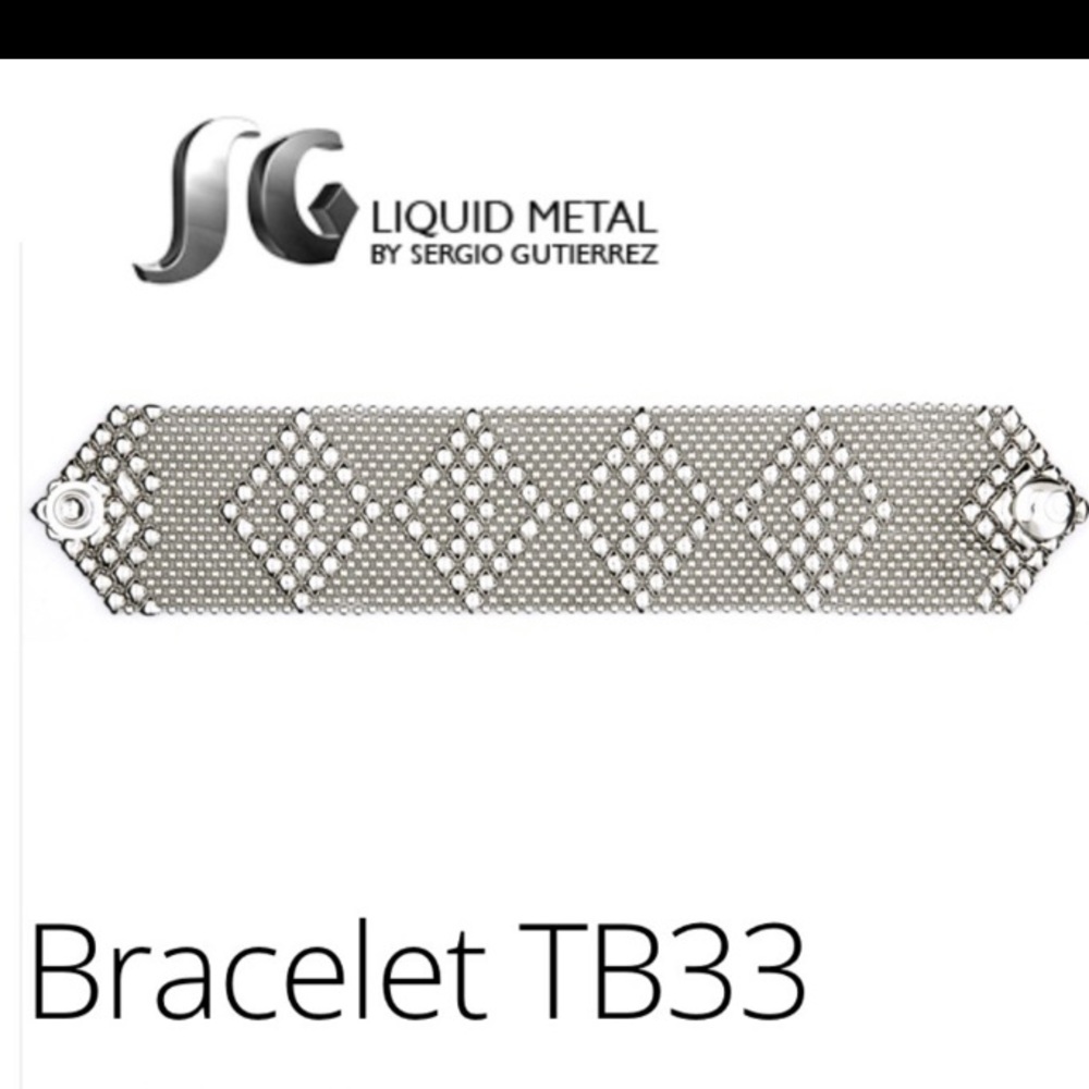 Sergio Gutierez Liguid Metal Bracelet TB33